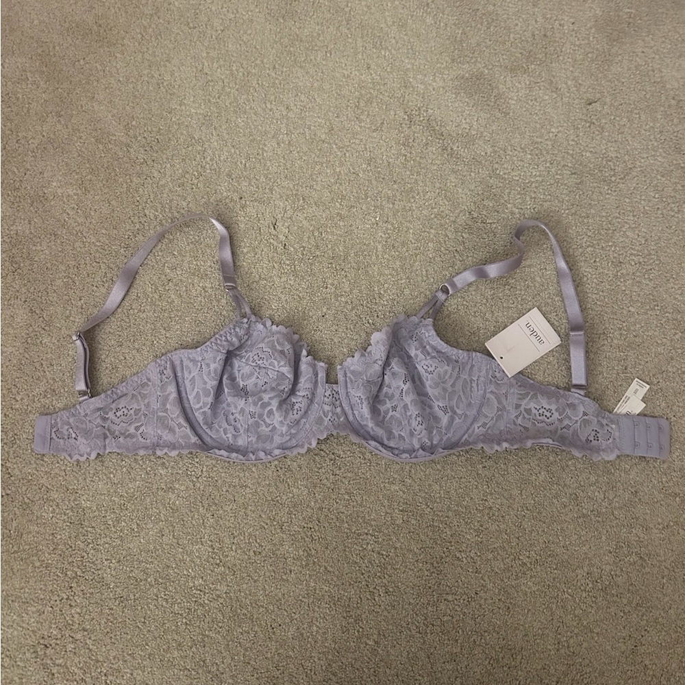 NWT Auden Lace Underwire Bra in Light Purple